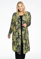 Yoek Geplooid vest MIMOSA | Zwart | Maat 46/48