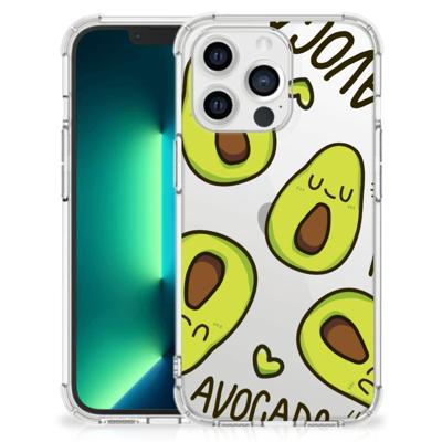 iPhone 13 Pro Max Stevig | Bumper Hoesje | Avocado Singing