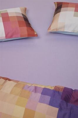 Dutch Design Beddinghouse Dutch Design Organic Lycra HL Hoeslaken Lila 200x200/220 cm Hoekhoogte: 40 cm