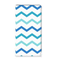 Samsung Galaxy A53 | Hoesje met Magneet | Zigzag Blauw