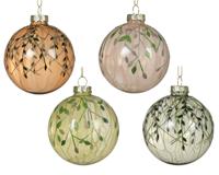 Kerstbal glas d8 cm a4 U Decoris - Decoris