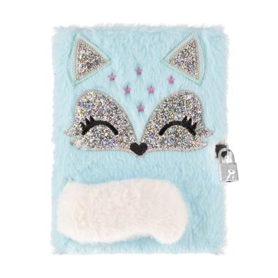 Pluche Dagboek met Slot A5