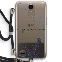 Sterren: LG K10 (2017) Transparant Hoesje met koord