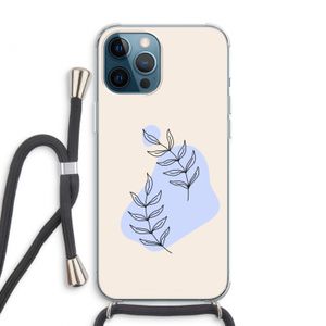 Leaf me if you can: iPhone 12 Pro Max Transparant Hoesje met koord