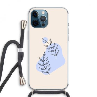 Leaf me if you can: iPhone 12 Pro Max Transparant Hoesje met koord