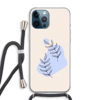 Leaf me if you can: iPhone 12 Pro Max Transparant Hoesje met koord