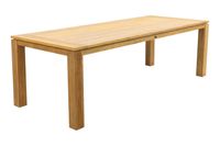 Rome teak tuintafel 240 x 100 cm. - Natural brown - thumbnail