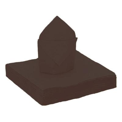 Feestservetten - 20 stuks - zwart - 40 x 40 cm - papier