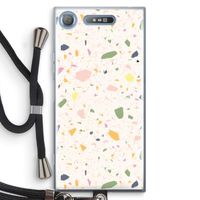 Terrazzo N°21: Sony Xperia XZ1 Transparant Hoesje met koord
