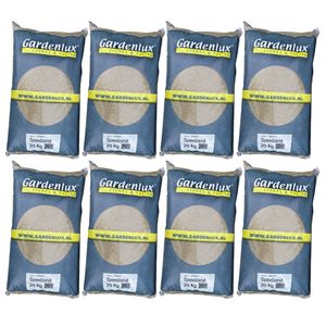 Gardenlux Speelzand - Zandbakzand - Zand voor Zandbak - Gecertificeerd - Voordeelverpakking 8 x 20 kg