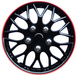 Wieldoppenset Missouri 15-inch zwart/rode rand PP9705IR