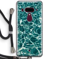 Weerkaatsing water: HTC U12+ Transparant Hoesje met koord
