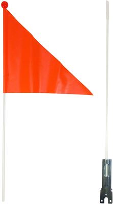 Edge veiligheidsvlag oranje deelbaar