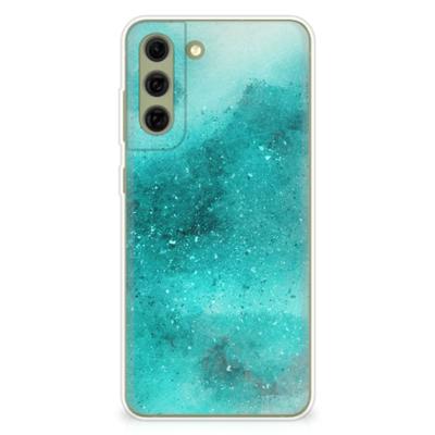 Smartphone hoesje Samsung Galaxy S21FE Painting Blue