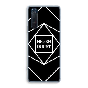 Negenduust geometrisch: Sony Xperia 5 II Transparant Hoesje