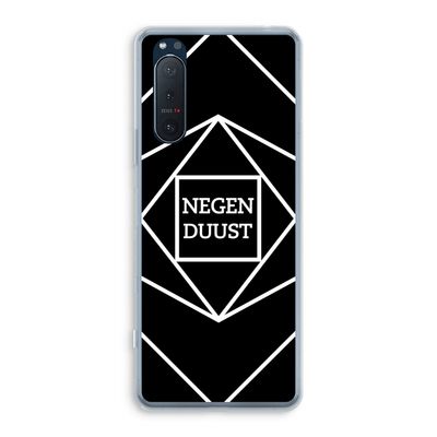 Negenduust geometrisch: Sony Xperia 5 II Transparant Hoesje