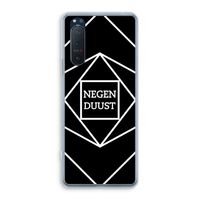 Negenduust geometrisch: Sony Xperia 5 II Transparant Hoesje