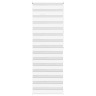 VidaXL Zebra rolgordijn 90x200 cm stofbreedte 85,9 cm polyester wit