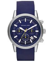 Horlogeband Michael Kors MK8240 Silicoon Blauw 22mm