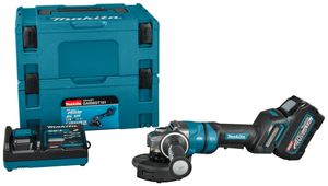 Makita GA050GT101 | Accu Haakse Slijper | 125mm | 40V Max | Set | 5.0Ah Li-Ion | Mbox