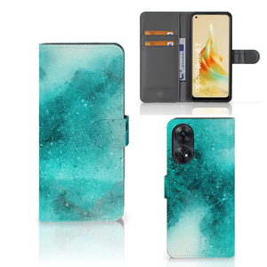 Hoesje OPPO Reno8 T 4G Painting Blue