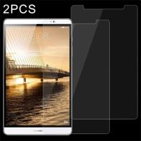 2 Stuks Universele 9 inch Tablet Gehard glazen schermprotector 0.4mm 9H hardheid