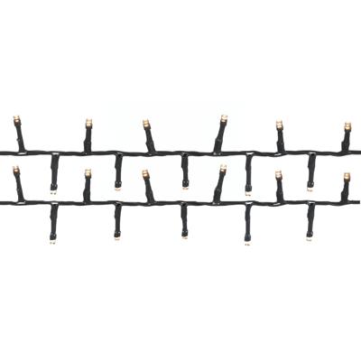 Luca Lighting clusterverlichting - 2x - snake - 550 leds - warm wit - 1100 cm - kerstverlichting