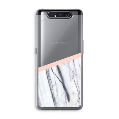 A touch of peach: Samsung Galaxy A80 Transparant Hoesje