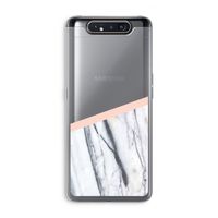 A touch of peach: Samsung Galaxy A80 Transparant Hoesje