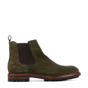 Blackstone UG23 suède chelsea boots olijfgroen