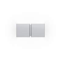 Wever & Ducre - CG Square 2P Klein Wandlamp