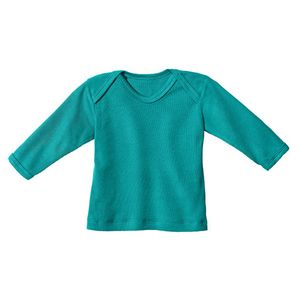 Baby-ribshirt van bio-katoen met elastaan, smaragd Maat: 50/56