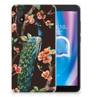 Alcatel 1B (2020) TPU Hoesje Pauw met Bloemen - thumbnail