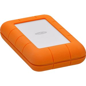 LaCie Rugged Thunderbolt USB-C externe harde schijf 5000 GB Oranje, Zilver