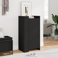 VidaXL Schoenenkast 52x37,5x100 cm bewerkt hout zwart