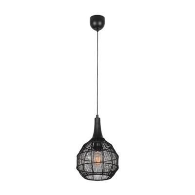 Trio Ronde hanglampSoraya Ø 26cm - zwart - 365430132