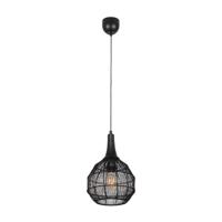 Trio Ronde hanglampSoraya Ø 26cm - zwart - 365430132