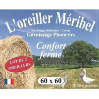 DODO Set van 2 kussens MERIBEL Plumettes 60x60cm