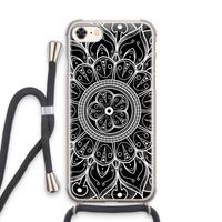 Roses Are Red: iPhone 7 Transparant Hoesje met koord