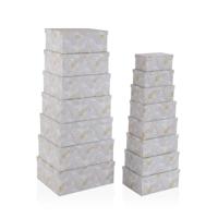 Set decoratieve dozen Versa Karton Veren (15 Onderdelen)