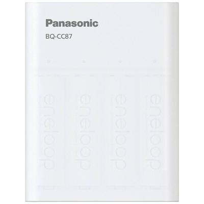 Panasonic BQ-CC87 +4x eneloop AA Batterijlader NiMH AAA (potlood), AA (penlite)