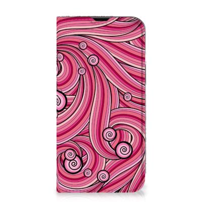 iPhone 14 | Bookcase | Swirl Pink