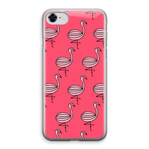 Flamingo: iPhone 8 Transparant Hoesje