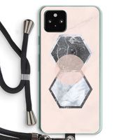 Creatieve toets: Pixel 5a 5G Transparant Hoesje met koord