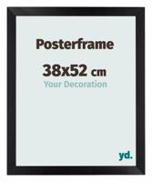 Posterlijst 38x52cm Zwart Mat MDF Parma