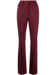 Gabriela Hearst pantalon évasé à taille haute - Rouge