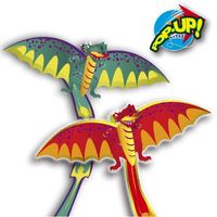 Rhombus Pop-Up 3D Dragon Vlieger Assorti Rhombus Pop-Up 3D Dragon Vlieger Assorti