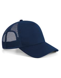 Beechfield CB642 Microknit Snapback Trucker - French Navy - One Size