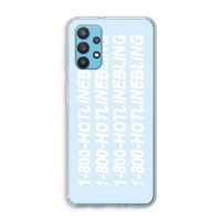 Hotline bling blue: Samsung Galaxy A32 4G Transparant Hoesje