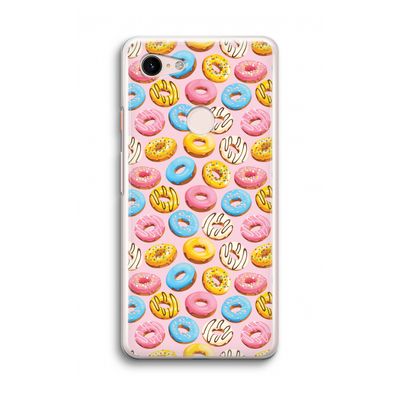 Pink donuts: Google Pixel 3 Transparant Hoesje